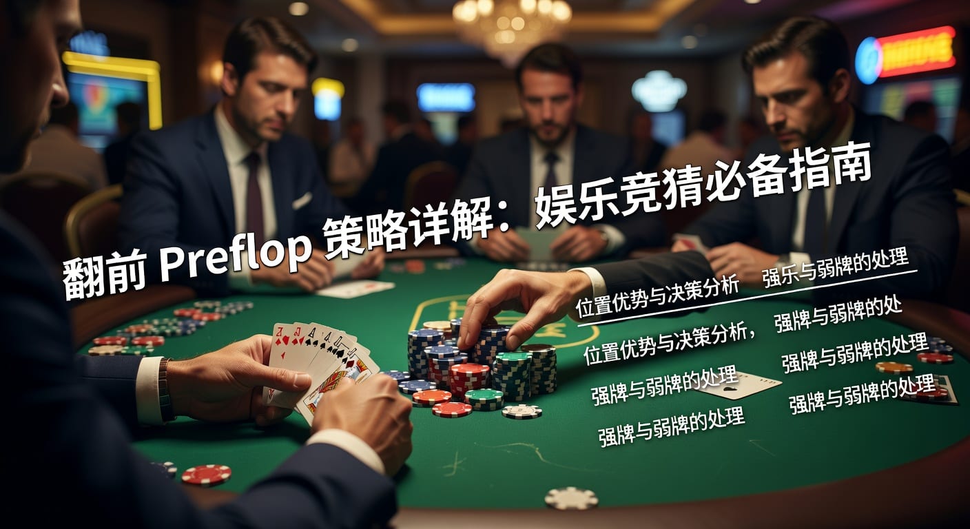 翻前 preflop 完整解析：起手范围与位置决策