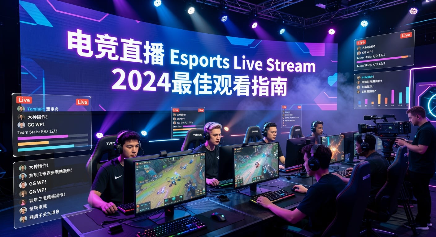 电竞直播 Esports Live Stream：2026 年观看与分析指南