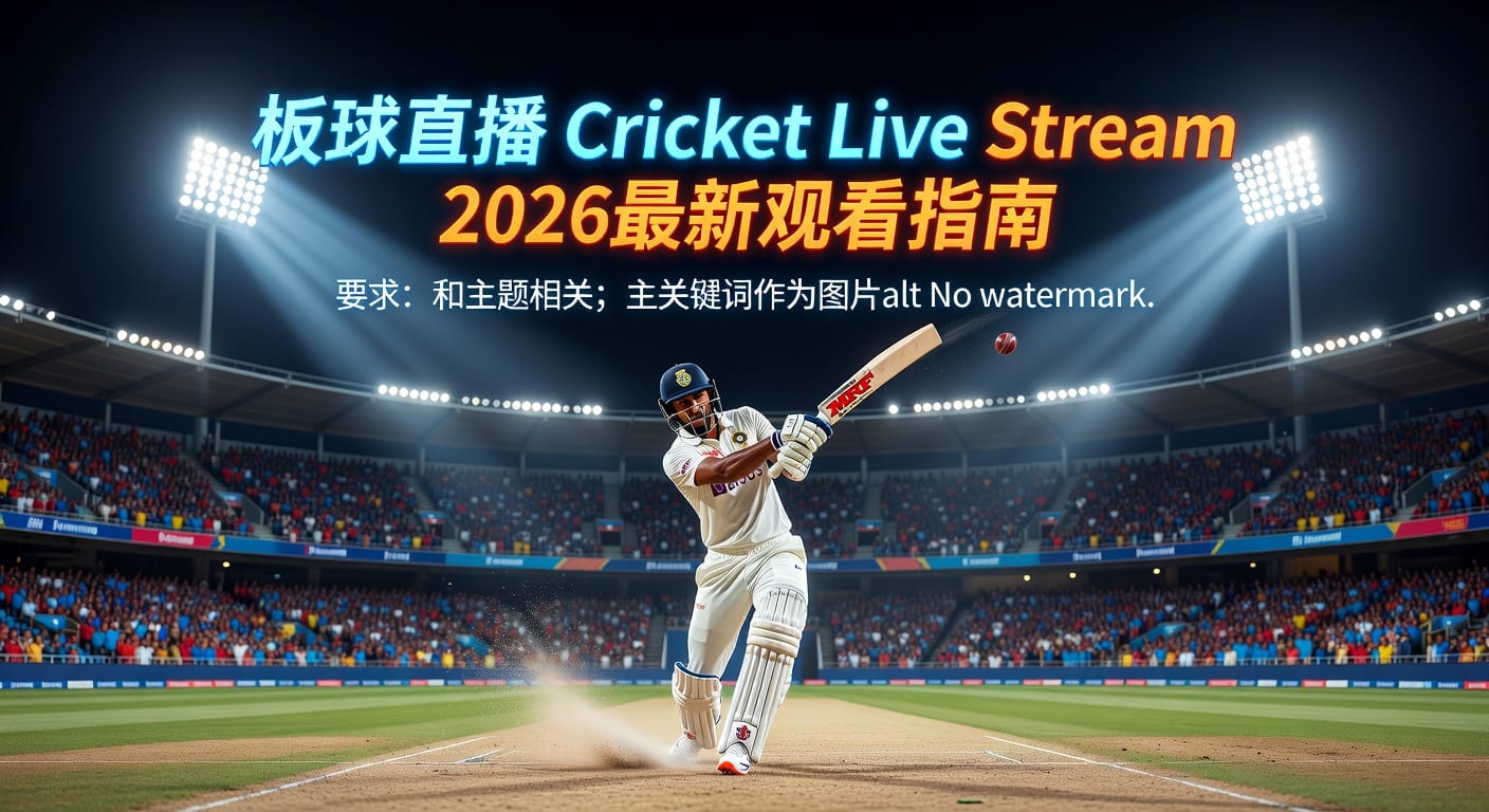 板球直播 Cricket Live Stream｜2026观看指南