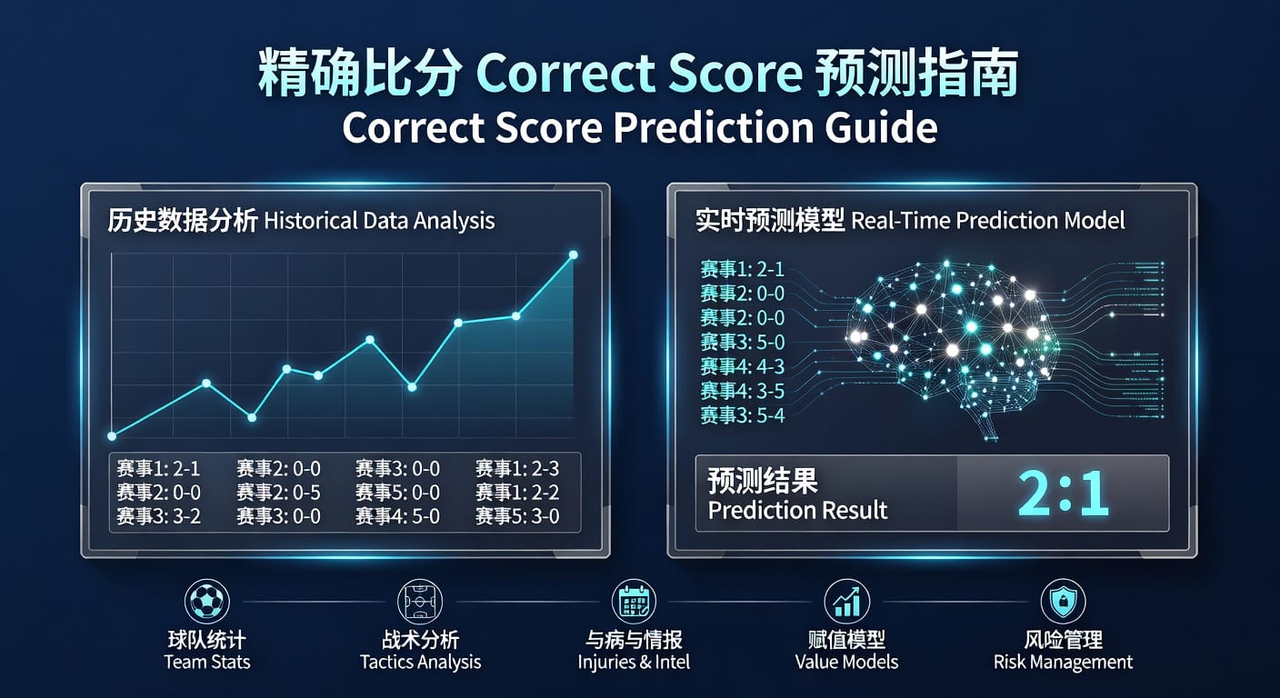 精确比分 correct score：投注技巧与命中逻辑
