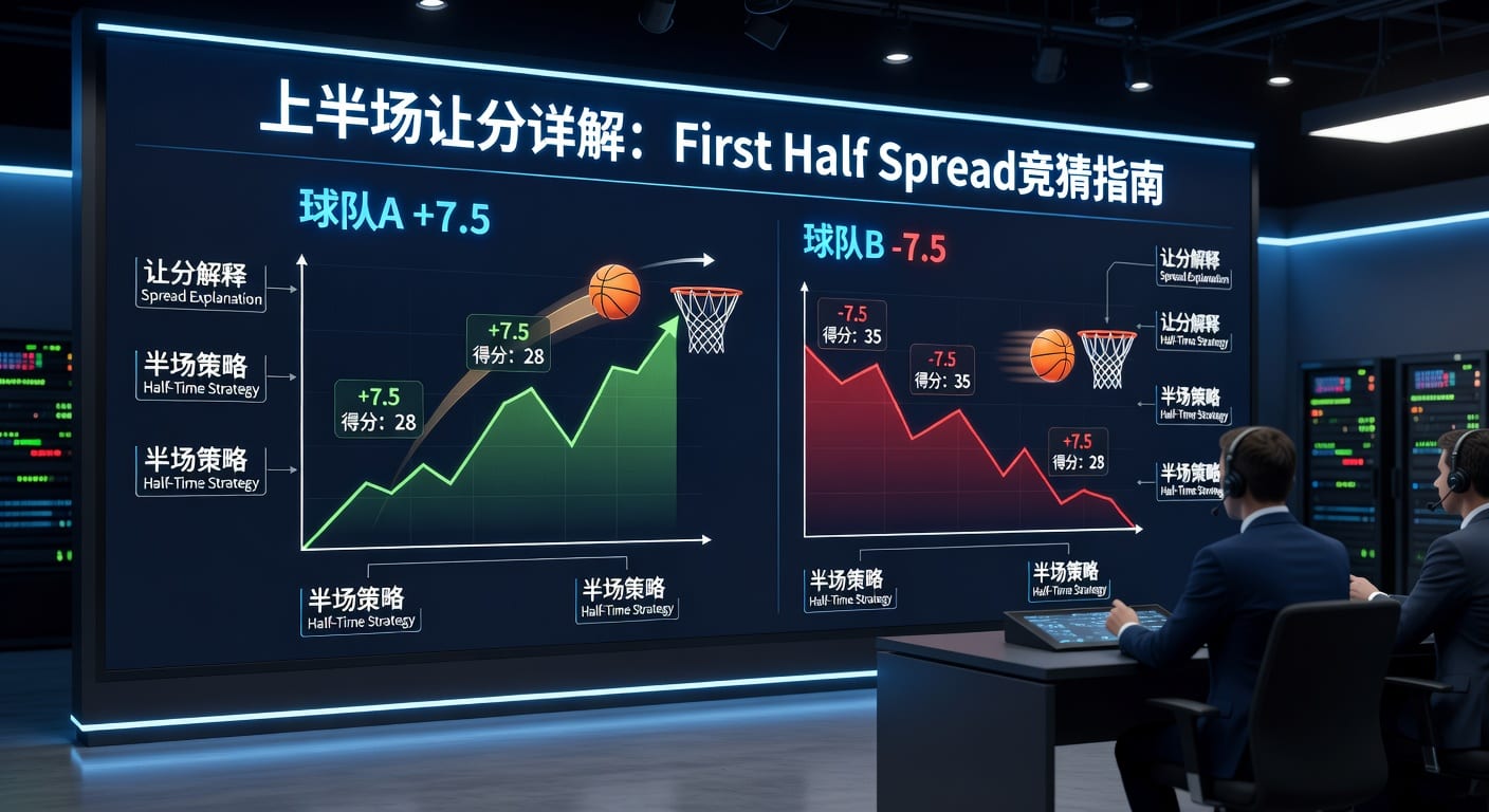 上半场让分 first half spread：实战读法与投注技巧